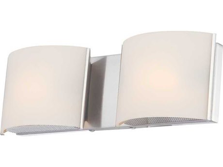 Elk Home Pandora 2-Light Chrome Glass Vanity Light