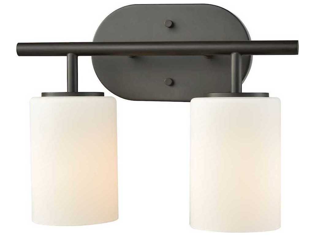 Elk Lighting Pemlico Oil Rubbed Bronze Two Light 13 Wide Vanity