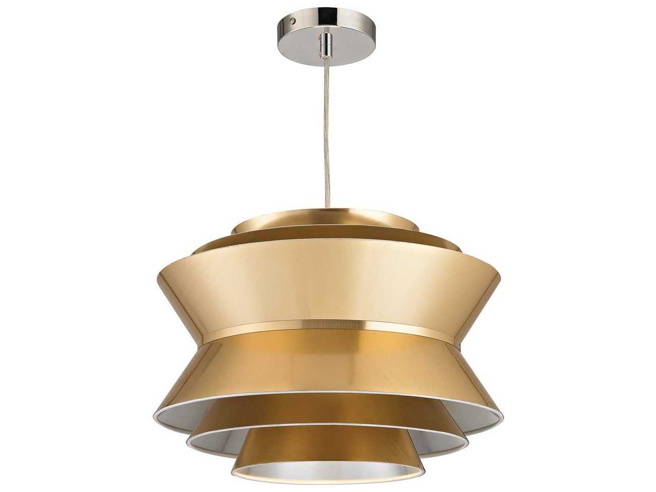 Elk Home Gold One Light 15 Wide Pendant EKD2970   Elk Pendant Ekd2970 Zm 