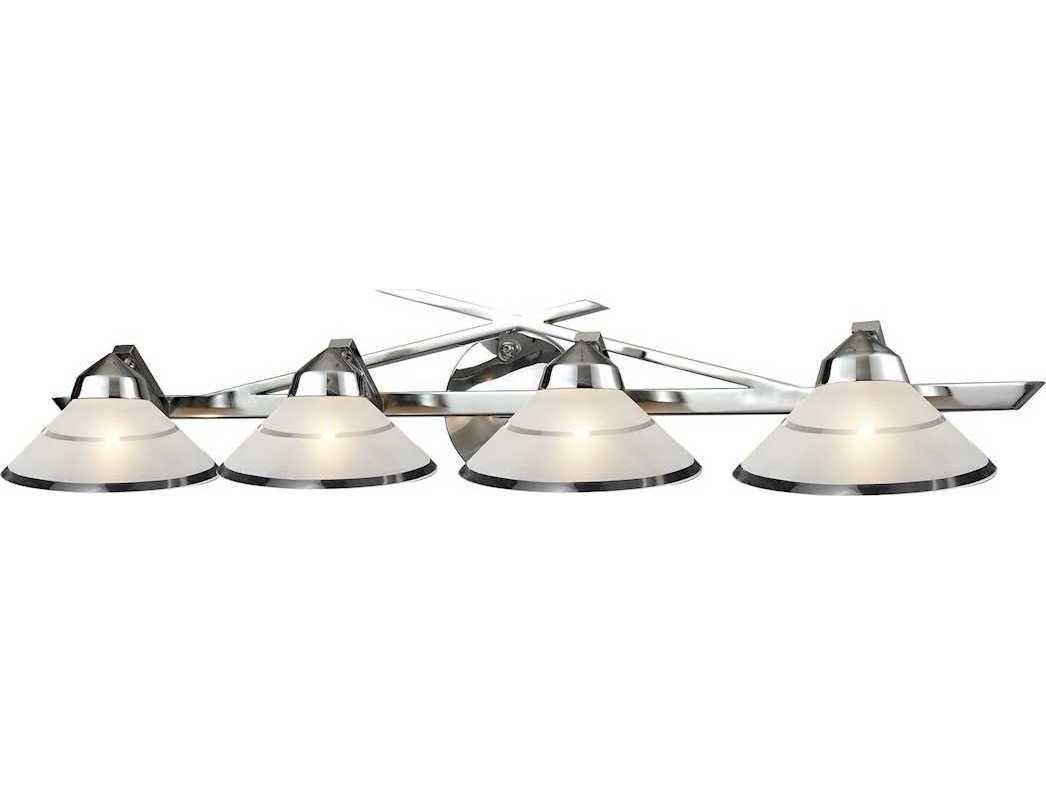 Elk Lighting Refraction Polished Chrome Four-Light 34 ...