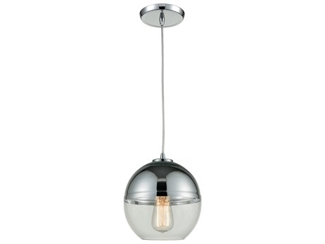Elk Home Revelo 1-Light Polished Chrome Clear Glass Globe Mini Pendant