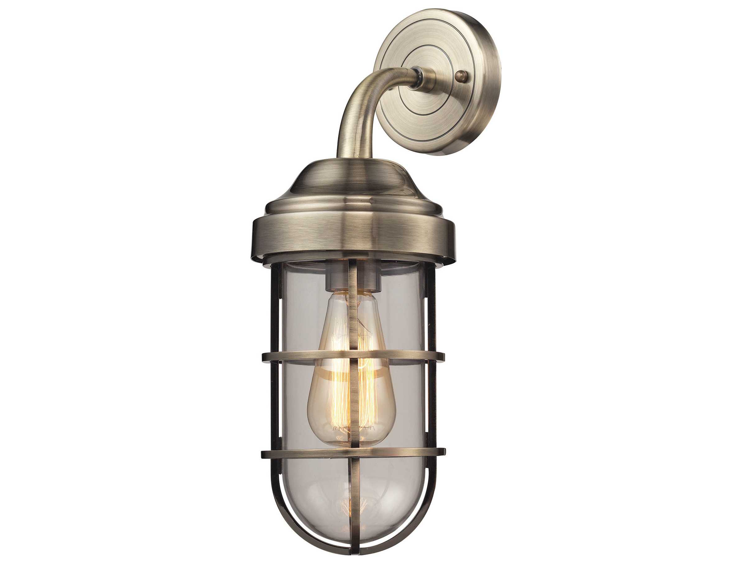 Elk Lighting Seaport Antique Brass Wall Sconce | EK663751