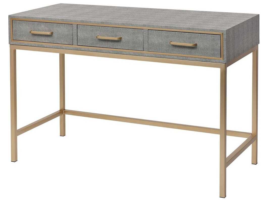 Elk Home Grey / Gold Secretary Desk | EK3169101B