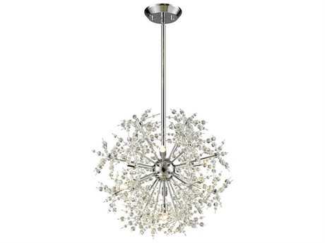 Elk Home Snowburst 7-Light Polished Chrome Crystal Chandelier