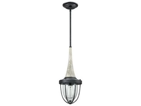 Elk Home Sturgis 1-Light Silvered Graphite Clear Glass Mini Pendant