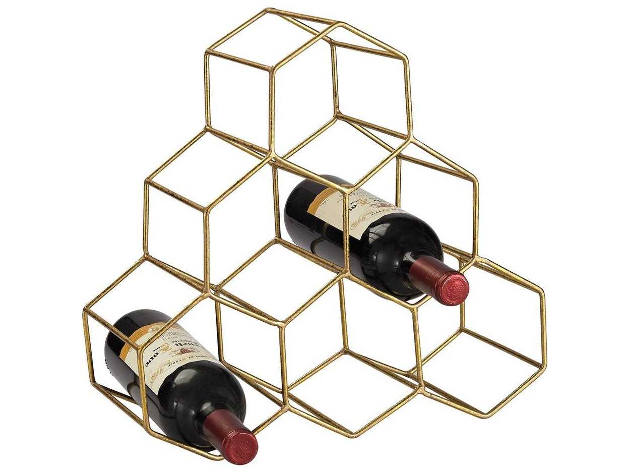 Elk Home Gold Wine Rack EK51026