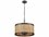 Elk Home Wooden Barrel Satin Brass / Medium Oak 6-light 19'' Wide Industrial Mini Chandelier  EK333746