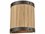 Elk Home Wooden Barrel Satin Brass / Medium Oak 2-light Industrial Wall Sconce  EK333702