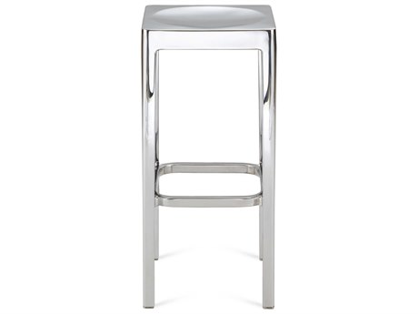Emeco Polished Aluminum Bar Stool