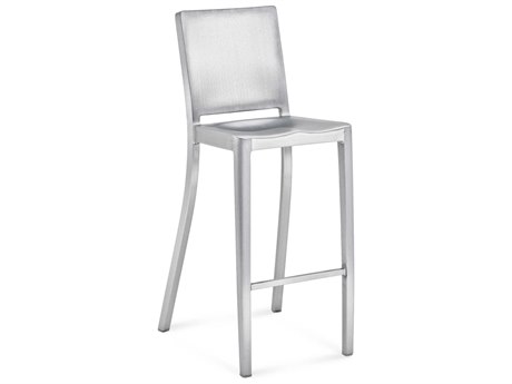 Emeco Hudson Brushed Aluminum Bar Stool