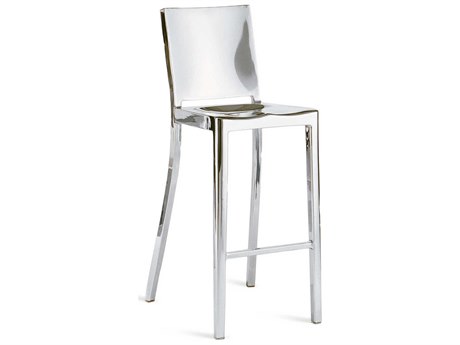 Emeco Hudson Polished Aluminum Bar Stool