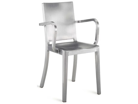 Emeco Hudson Silver Arm Dining Chair