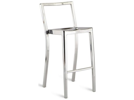 Emeco Icon Polished Aluminum Bar Stool