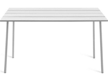Emeco Run By Sam Hecht And Kim Colin Aluminum Anodized Rectangular Wood Bar Table