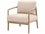 Essentials for Living Bella Antique Harbor 29" White Fabric Accent Chair  ESL8049SGRYOAKLPPRL
