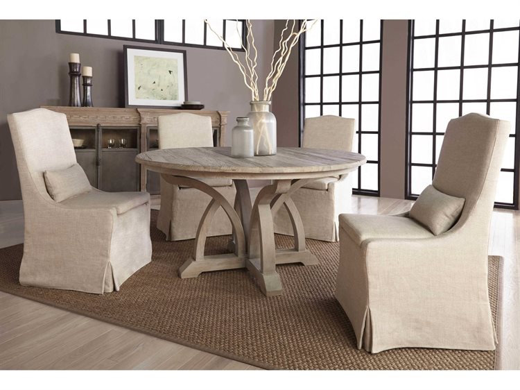 Essentials for Living Bella Antique Smoke Gray 60'' Wide Round Dining