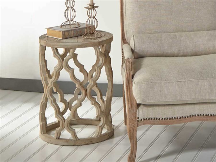 Essentials for Living Bella Antique Smoke Gray 18'' Wide Round Drum