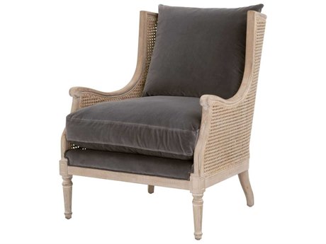 Essentials for Living Stitch & Hand Churchill Gray Fabric Accent Chair