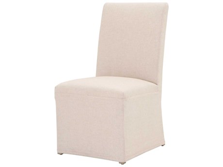 Luxecor Stitch & Hand Levi Birch Wood Beige Upholstered Side Dining Chair Set of 2