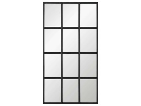 Luxecor Stitch & Hand Grid Rectangular Floor Mirror