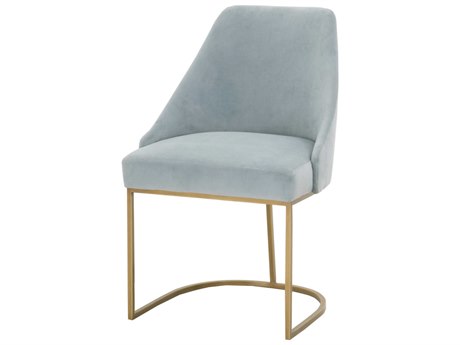 Luxecor Respite Parissa Blue Side Dining Chair Set of 2