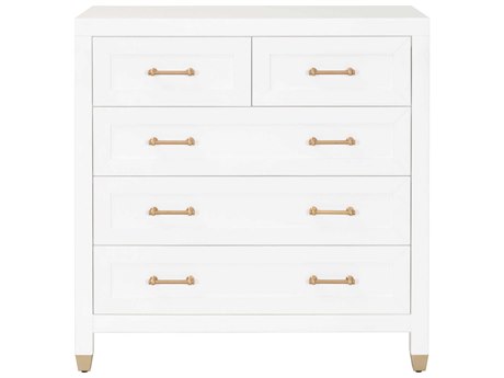 Essentials for Living Traditions Stella 5-Drawers Rubberwood Dresser