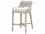 Essentials for Living Fabric Upholstered Teak Wood Gray Taupe White Pumice Bar Stool  ESL6850BSWTAPUMGT