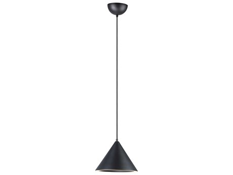 ET 1-Light Black LED Mini Pendant