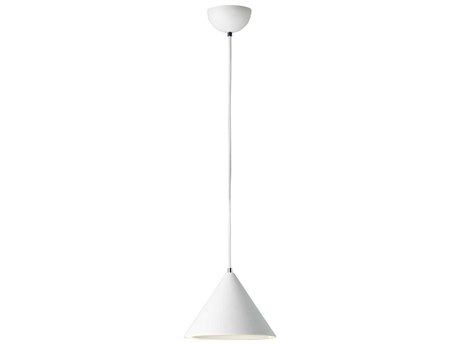 ET 1-Light Matte White LED Mini Pendant