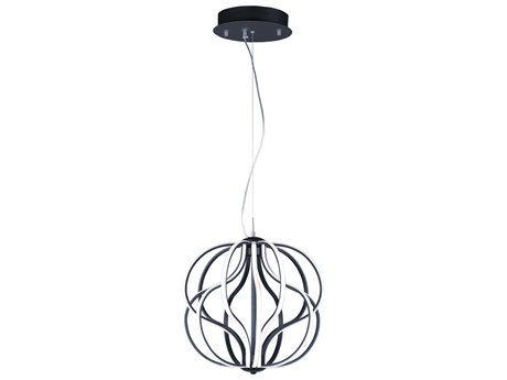 ET2 Aura 1-Light Black LED Geometric Pendant
