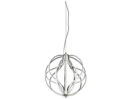 ET2 Aura 14-Light Polished Chrome LED Geometric Pendant