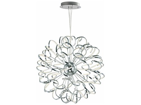 ET2 Chaos 4-Light Polished Chrome LED Sputnik Pendant