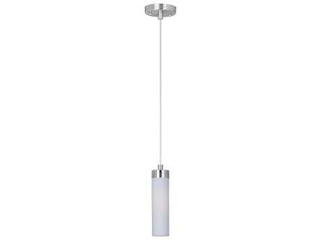 ET 4-Light Satin Nickel Glass LED Cylinder Mini Pendant