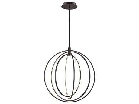 ET2 Concentric Led 4-Light Bronze LED Globe Round Pendant