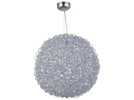 ET2 Dazed 25-Light Polished Chrome LED Globe Pendant