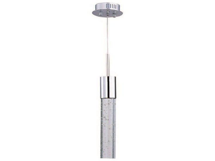 Et2 Fizz Iv Polished Chrome Bubble Glass 6 Wide Led Mini Pendant Et2 Fizz Iv Polished Chrome Bubble Glass 6 Wide Led Mini Pendant Light