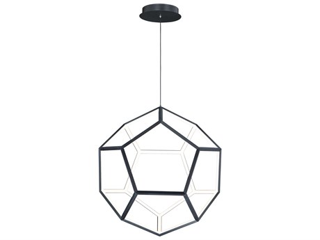 ET2 Penta 1-Light Black LED Geometric Pendant