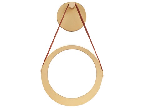 ET2 Tether 1-Light Natural Aged Brass LED Wall Sconce