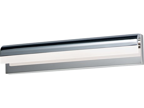 ET2 Waterfall 1-Light Polished Chrome LED Vanity Light
