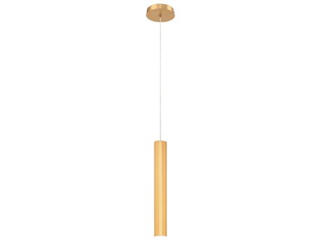 Eurofase Baldwin Gold LED Cylinder Mini Pendant