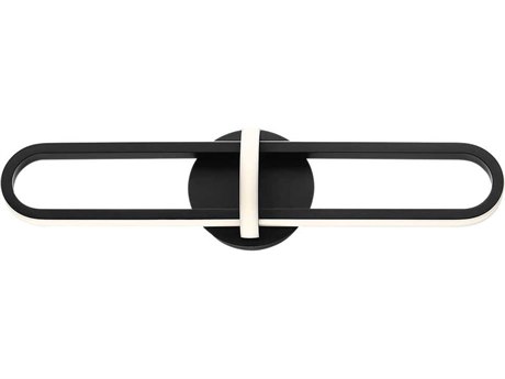 Eurofase Botton Matte Black LED Vanity Light
