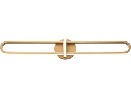 Eurofase Botton Satin Gold LED Vanity Light