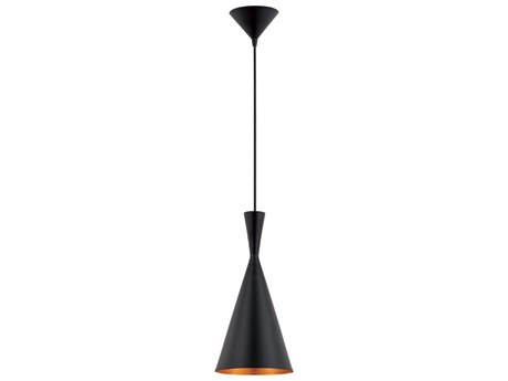 Eurofase Bronx 1-Light Black Mini Pendant