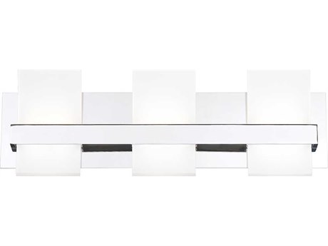 Eurofase Cambridge 3-Light Chrome LED Vanity Light