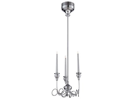 Eurofase Candela 3-Light Chrome Chandelier