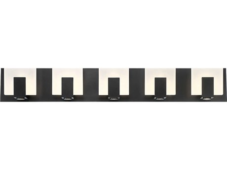 Eurofase Canmore 5-Light Black LED Vanity Light