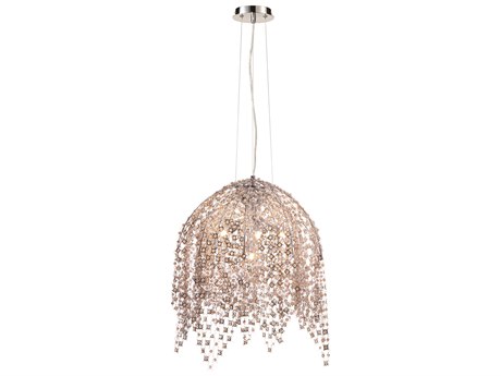 Eurofase Danza 6-Light Chrome Crystal Pendant