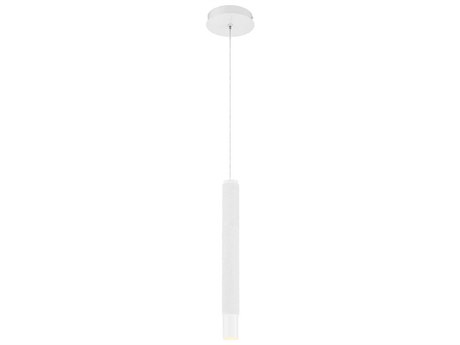 Eurofase Davenport White LED Cylinder Mini Pendant