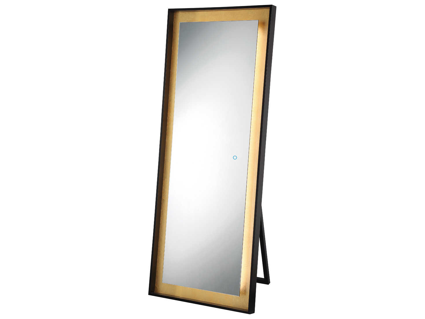 Eurofase Gold / Black 36''W x 65''H Rectangular Edge Lit LED Floor