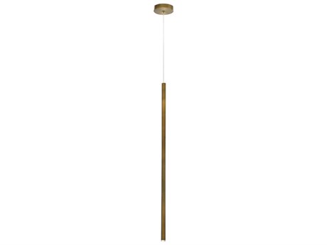 Eurofase Navada Antique Brass LED Cylinder Mini Pendant